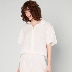 American Vintage Ivybo shirt in ecru